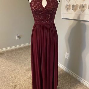 Prom Dress- Maroon